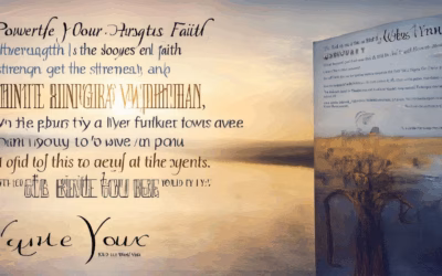 Ignite Your Faith: Powerful Quotes and Bible Verses for Strength and Encouragement