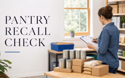 A Food Recall Check Routine for Church Pantries and Donation Drives